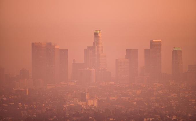 Air pollution over downtown LA | Credit: iStock