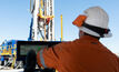 The Ventia Rig 200 at BHP’s Olympic Dam copper mine features remote controls that allow it to be operated from 8-10m from the hole being drilled