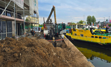 The GRUNDODRILL28Nplus on the banks of the western Oder 