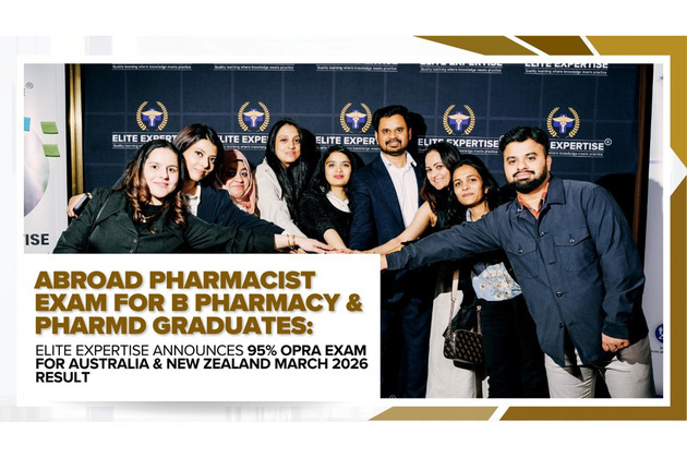 Abroad Pharmacist Exam for B Pharmacy & PharmD Graduates: Elite Expertise Announces 95% OPRA Exam for Australia & New Zealand March 2026 Result
