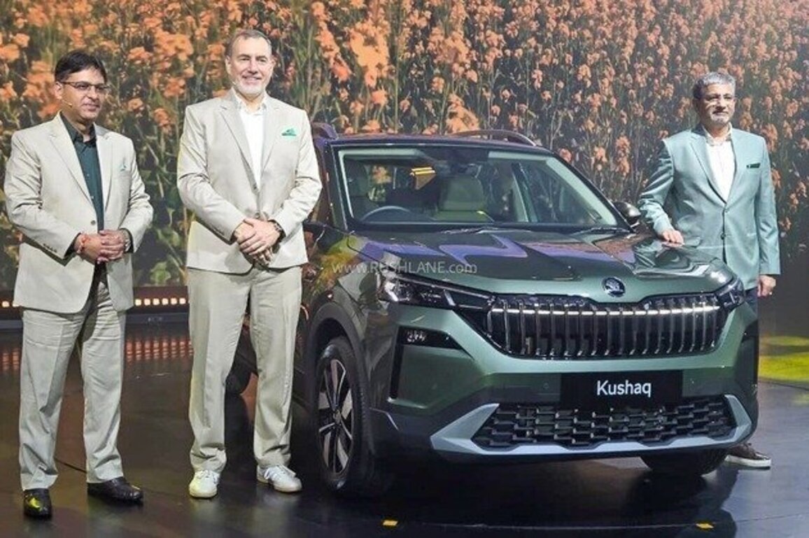 New Skoda Kushaq Facelift  8 Speed AT, Pano Sunroof, Seat Massage