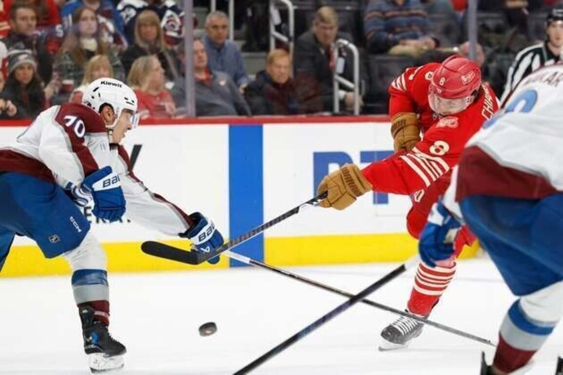 Upbeat Avs go for back-to-back wins over slumping Red Wings