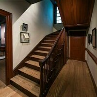 A staircase in a small, decorative arts museum tells a harrowing story of terror, abuse and enslavement
