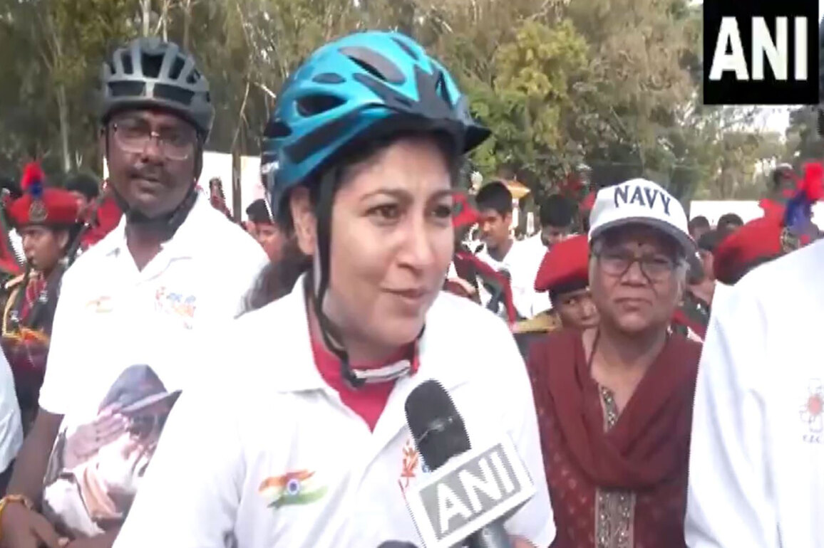 "Ranchi will be cycling capital of India": International track cyclist Gauri Mishra at Sansad Khel Mahotsav