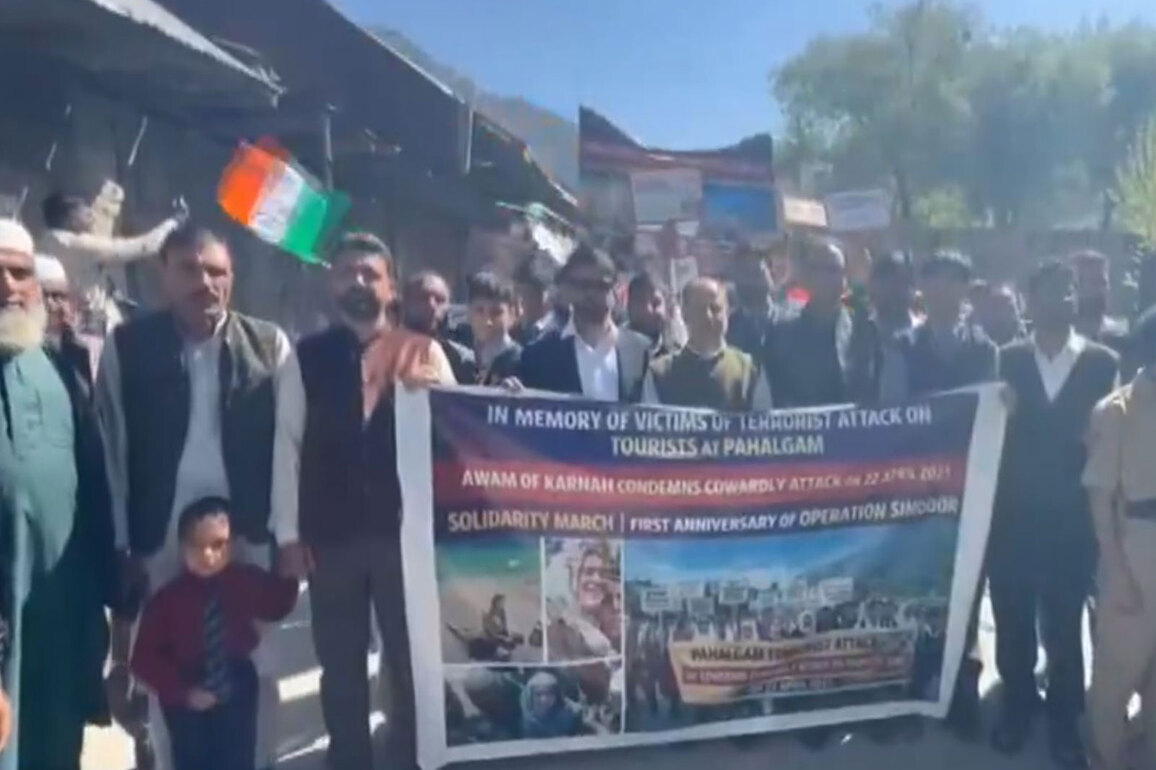 Students, civil society members hold solidarity marches in Jammu on Pahalgam terror attack anniversary