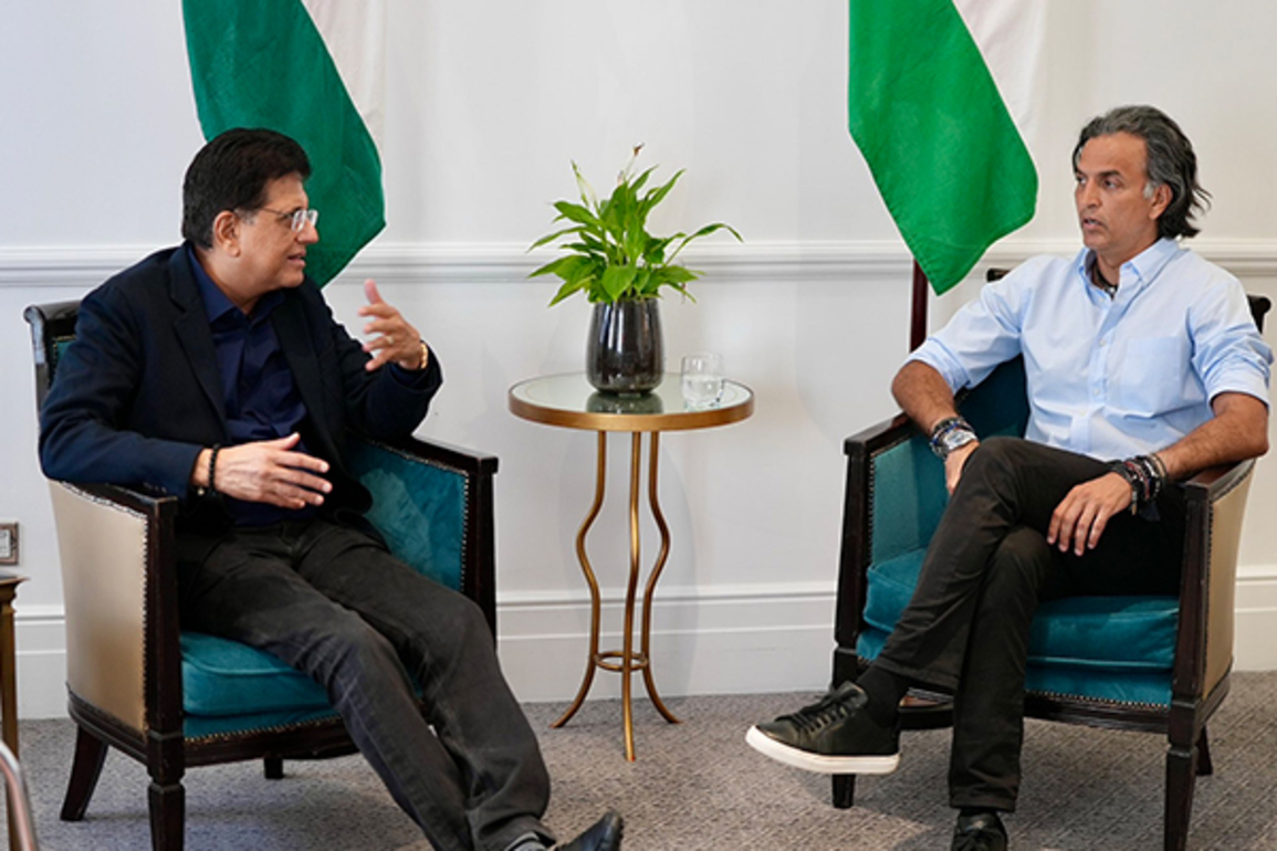 Piyush Goyal meets Co-founder and Partner of Alpha Wave Global, highlights investment potential in India