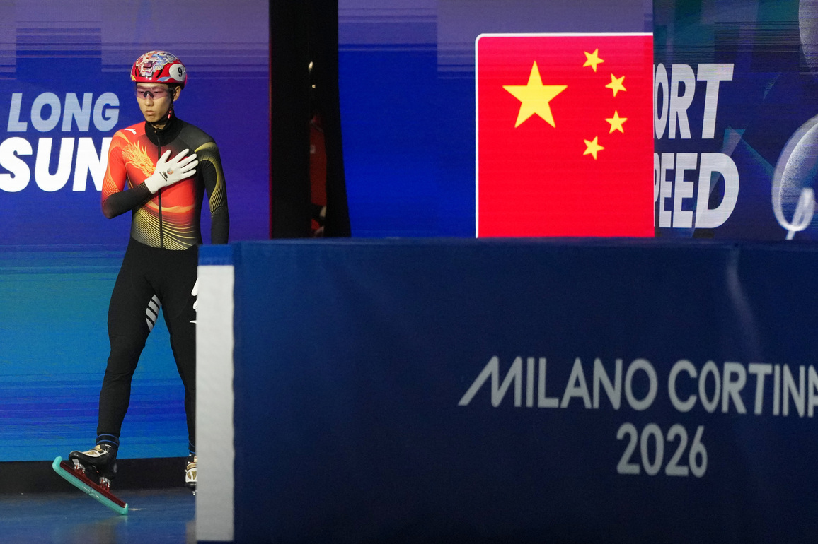 (MICO2026)ITALY-MILAN-OLYMPIC WINTER GAMES-SHORT TRACK SPEED SKATING-MEN'S 1000M-FINALS