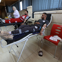 MIDEAST-WEST BANK-NABLUS-BLOOD DONATION