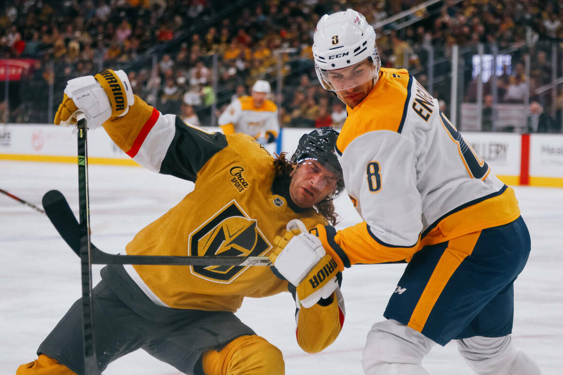 Golden Knights clinch Pacific Division title with victory over Predators - Golden Knights