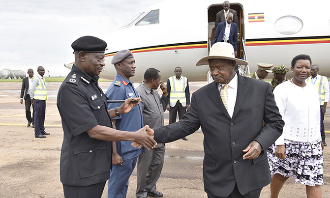 President Museveni returns from Nairobi President Museveni returns from Nairobi