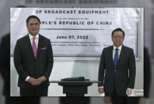 PCOO receives last batch of radio equipment donations from China