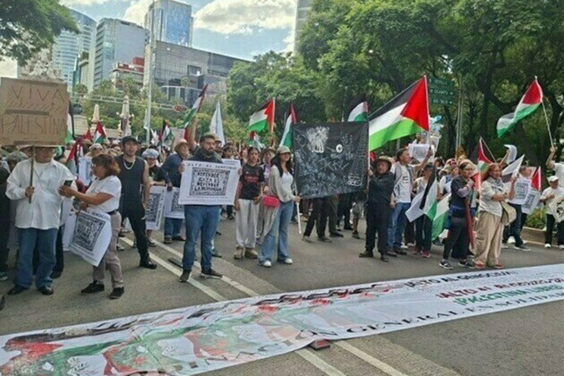 Mexicans Rally against Israels Genocide in Gaza