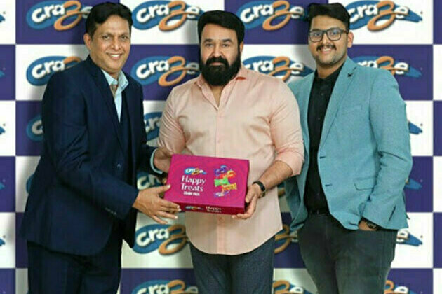 Mohanlal Joins Hands with Craze Biscuits to Take the Brand to Global Market