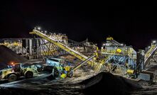 Night shift operations at the Dolphin tungsten mine