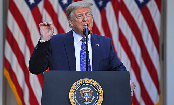 Trump threatens military mobilization against violent US protests Trump threatens military mobilization against violent US protests