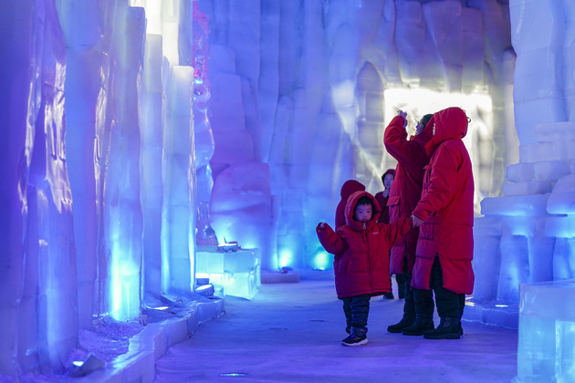 CHINA-HEILONGJIANG-HARBIN-ICE-SNOW WORLD-INDOOR ATTRACTIONS (CN)