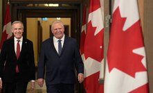 Canada's prime minister Mark Carney and Ontario's premier Doug Ford