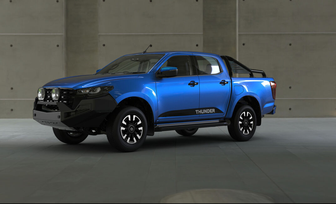 The Mazda BT-50 ute range includes a new, high-specification Thunder model.