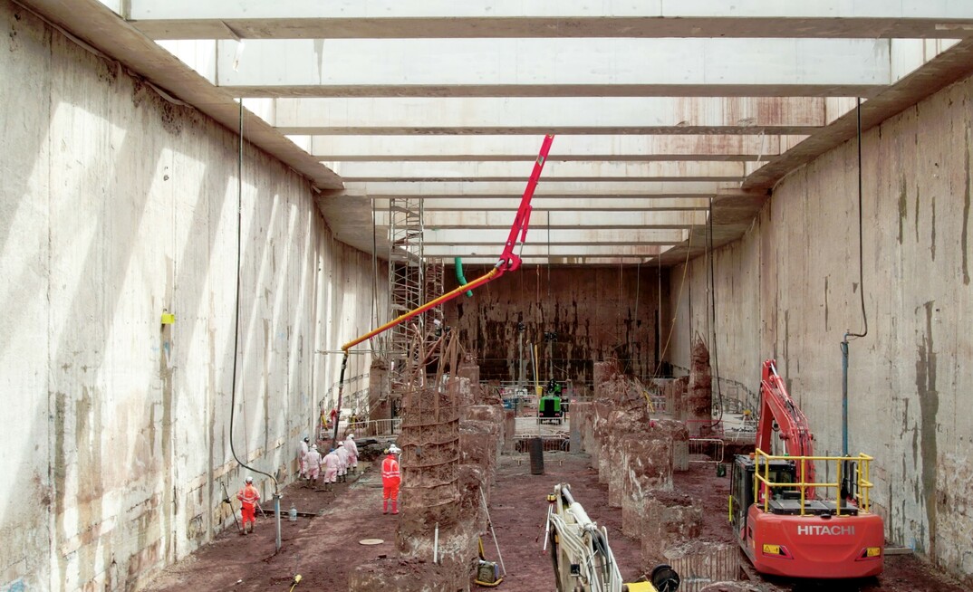 Construction of the HS2 Portal at Washwood Heath Credit: Balfour Beatty