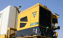  The MX300D adds diesel power as an option to Vermeer’s line of mixing systems for HDD applications