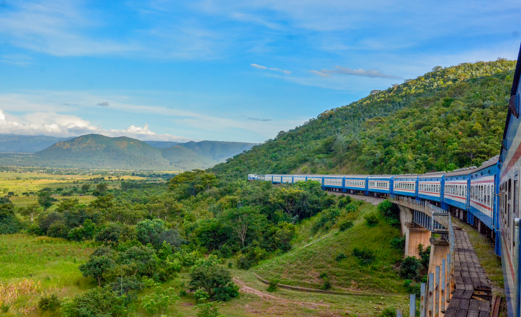The Tazara train line in Tanzania