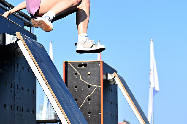 (SP)CHINA-CHENGDU-THE WORLD GAMES 2025-PARKOUR-WOMEN'S SPEED FINAL (CN)