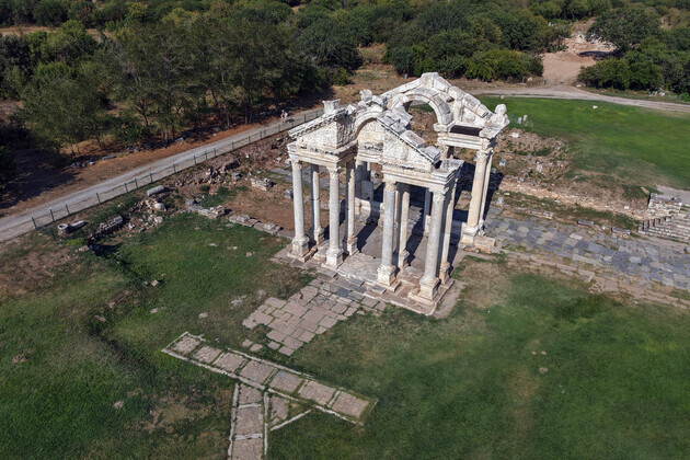 TRKIYE-AYDIN-APHRODISIAS-ANCIENT CITY-SCENERY