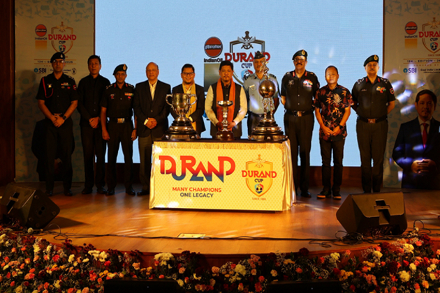 Durand Cup trophies showcased as Shillong gears up to host tournament for second consecutive year