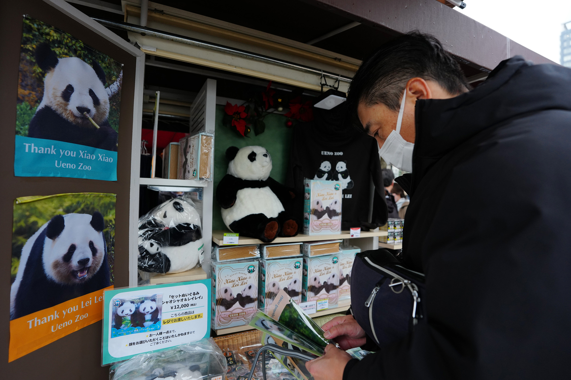 JAPAN-TOKYO-GIANT PANDA-CHINA-RETURN