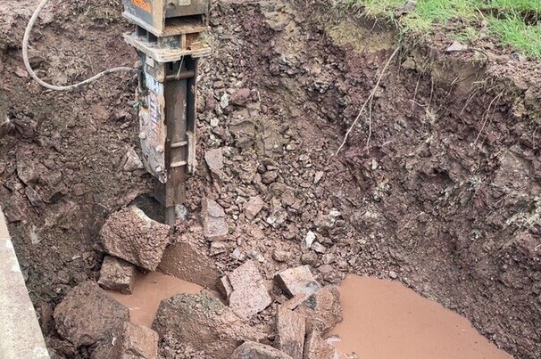 Ground preparation was essential in the 14-mile fibre installation