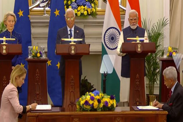India-EU ink Security and Defence Partnership; other key MoUs include green hydrogen task force, mobility