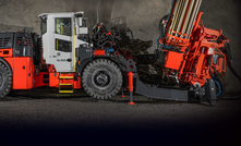 Sandvik underground mining equipment.