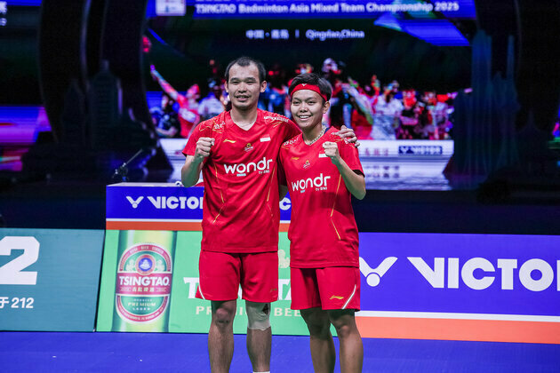 Indonesia beat China to win Badminton Asia Mixed Team Championship