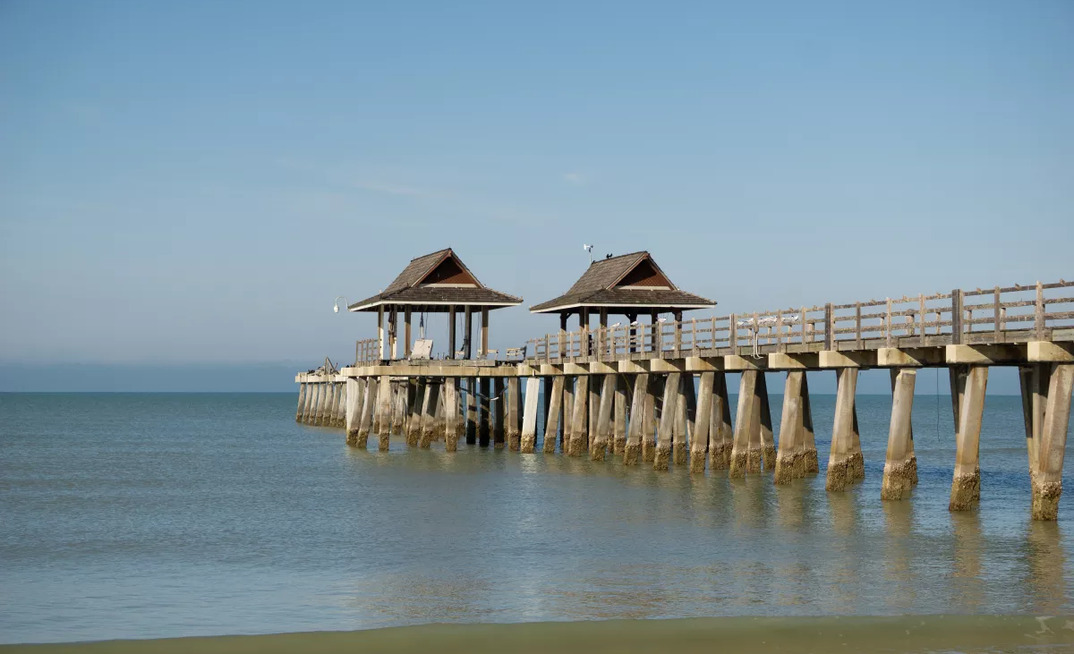 The historic Naples Pier