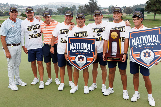 Auburn men's golf wins second national championship in three years