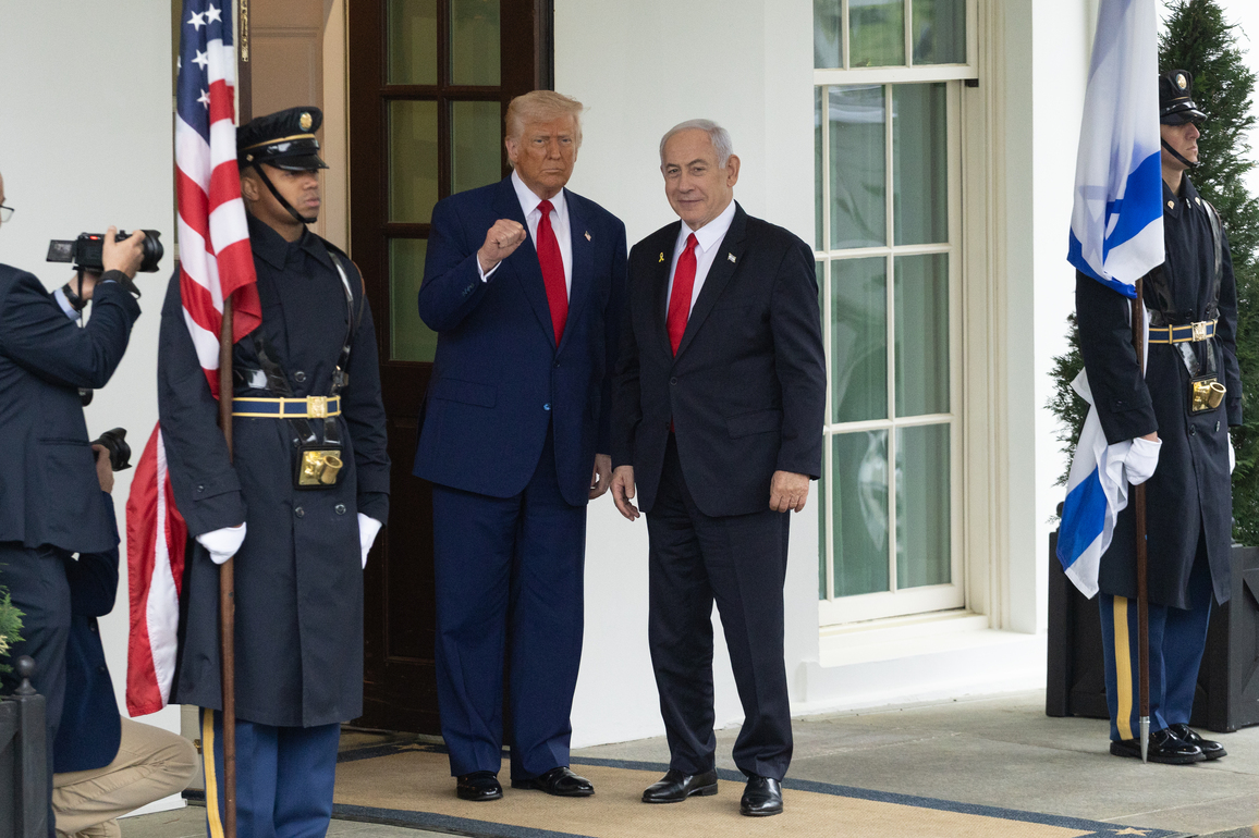 U.S.-WASHINGTON, D.C.-TRUMP-ISRAEL-NETANYAHU-MEETING