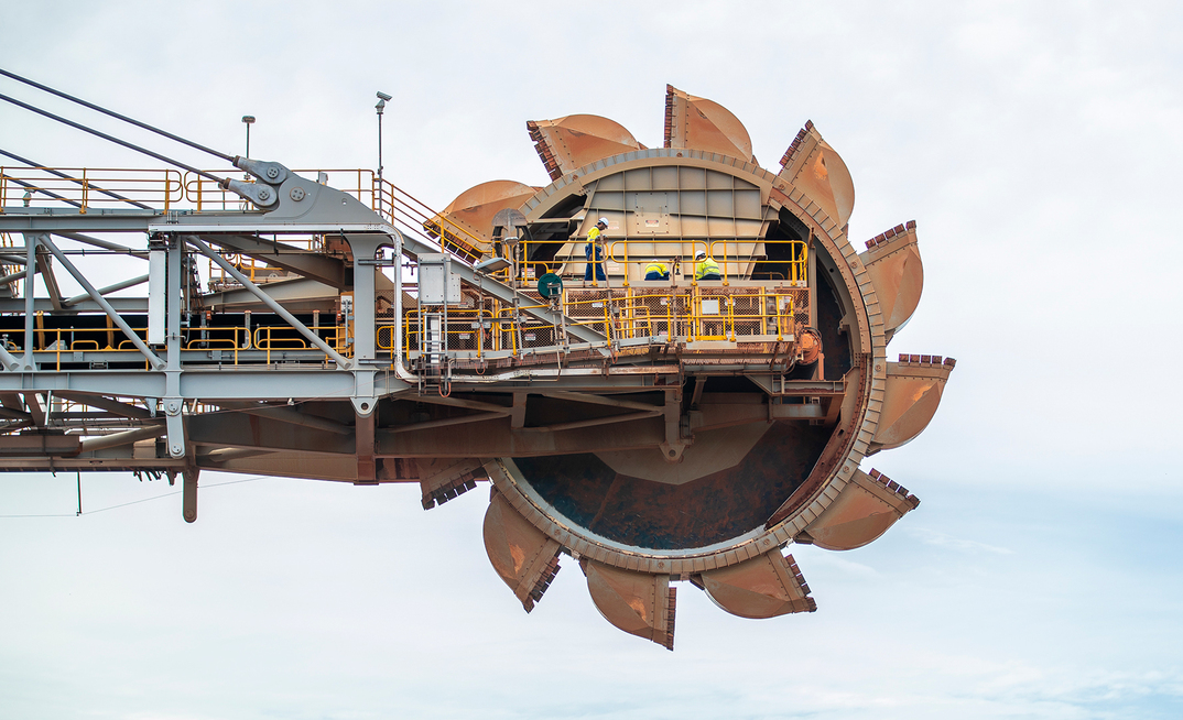Weipa reclaimer.