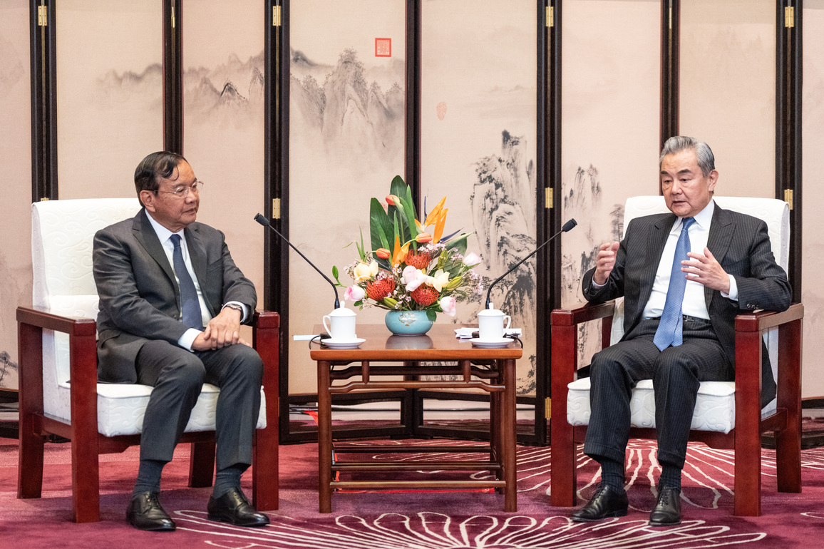 CHINA-YUNNAN-YUXI-WANG YI-CAMBODIA-MEETING (CN)