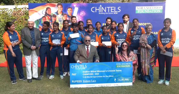 "Didn't expect this welcome, PM Modi fed us laddoos": Indian women's blind team rejoices after warm reception after T20 WC win