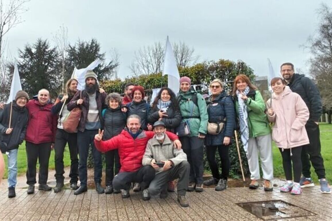 The Peace Walk sets off again from Santiago de Compostela