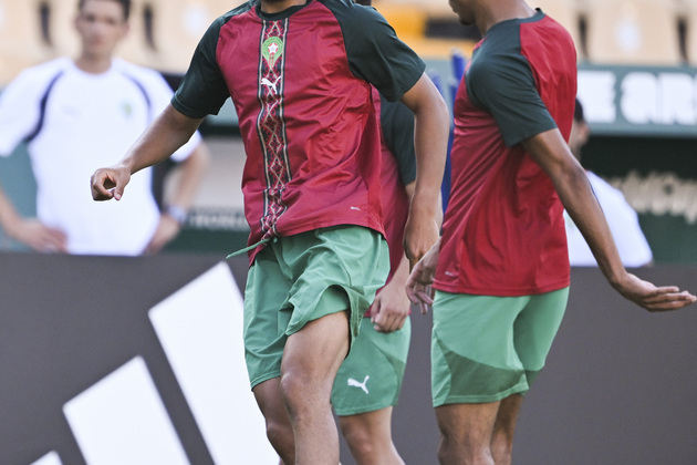 (SP)MEXICO-MONTERREY-FOOTBALL-FIFA WORLD CUP-TRAINING-MOROCCO