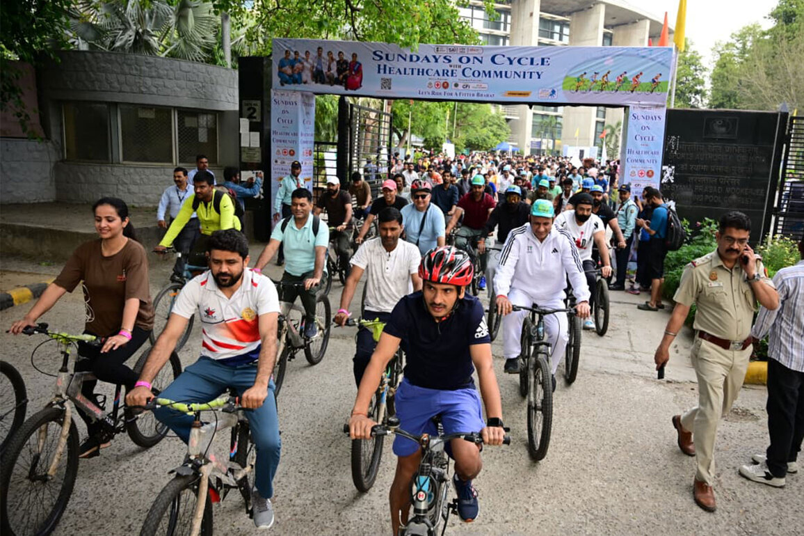 68th edition of Fit India Sundays on Cycle celebrates World Health Day