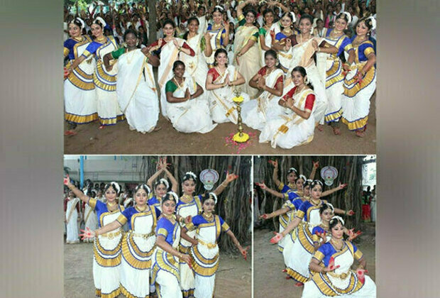 Dr MGR Janaki College celebrates Onam with dance performances and Onam Sadya