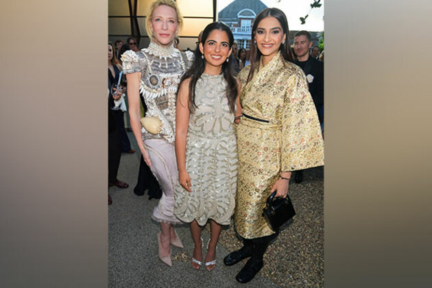 Isha Ambani, Sonam Kapoor attend Serpentine Summer Party 2025, pose with Oscar-winning actress Cate Blanchett