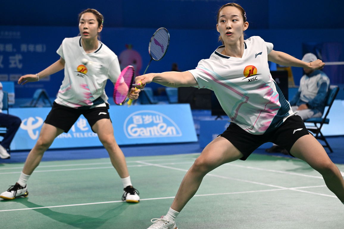 (SP)CHINA-15TH NATIONAL GAMES-BADMINTON-WOMEN'S DOUBLES (CN)
