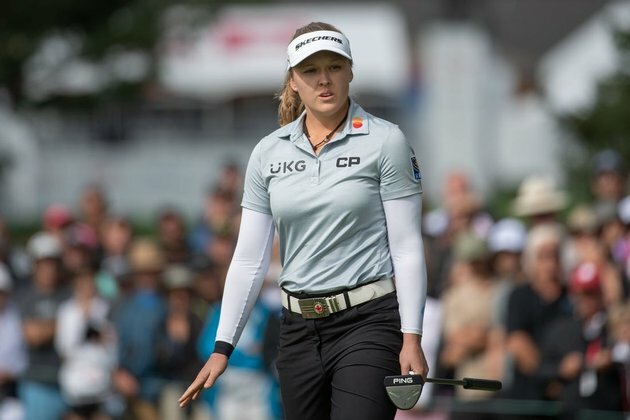 Brooke Henderson leads by 4 shots at midway point at Lake Nona