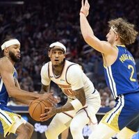 Jimmy Butler III, Warriors wear down Jalen Brunson-less Knicks