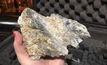  The specimen rocks from the Father's Day vein are 100 times larger than this rock recovered from Beta Hunt in 2016
