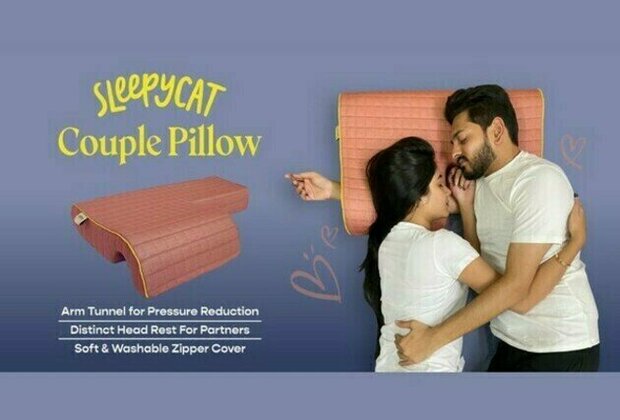 SleepyCat launches a Valentine's special - The Couple Pillow for couples to cuddle all-night without the pain or discomfort