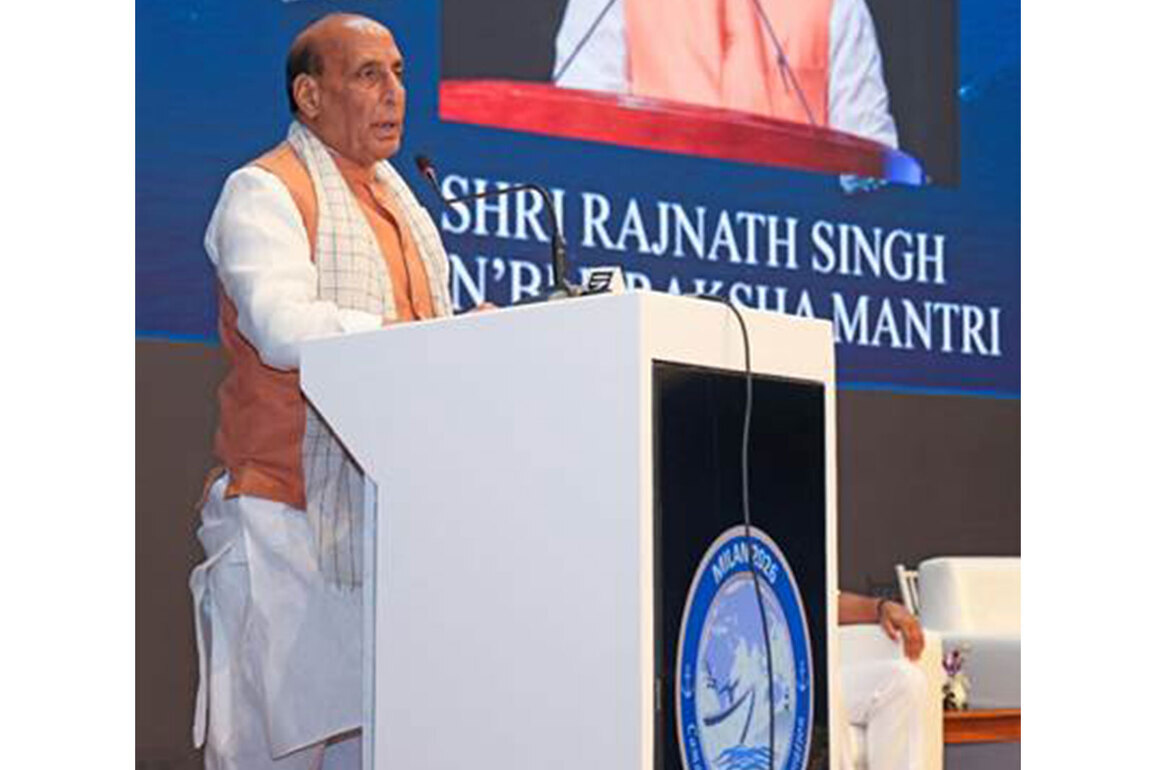 Global fraternity must join hands to tackle evolving maritime challenges: Defence Minister inaugurates Exercise MILAN in Vizag